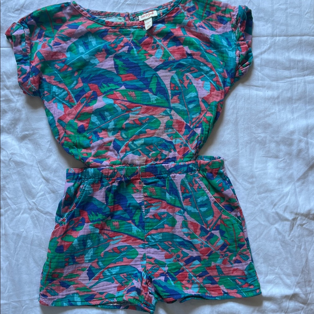 Cat & Jack Multicolor Leaf Print Bodysuit